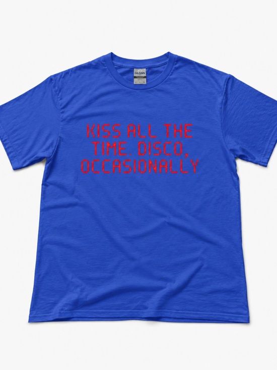 Gildan Tops - Kiss All The Time Disco Occasionally Graphic Tee Unisex Shirt for Harry Fans